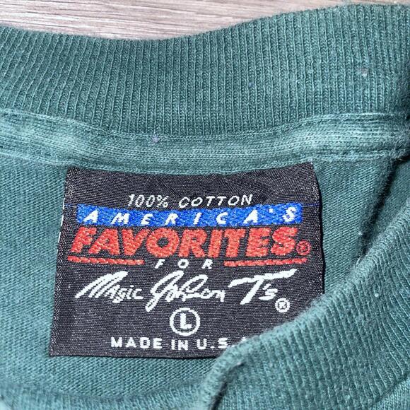 Vintage 1995 Green Bay Packers “End Zone” Lightning Magic Johnson Tee L - Picture 4 of 9